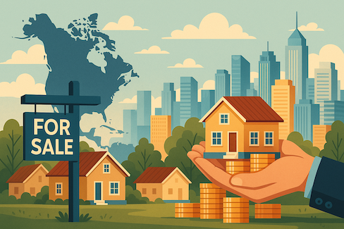 inversión inmobiliaria, diversificación, bienes raíces, Norteamérica, patrimonio, mercado estadounidense, extranjero, riesgo, portafolio, activos alternativos