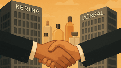 Kering, L’Oréal, Luca de Meo, Gucci, Creed, Industria del lujo, Fragancias de lujo, Deuda corporativa, Licencias de marca,
