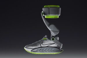 Nike, innovación deportiva, zapatillas motorizadas, tecnología deportiva, Project Amplify, Dephy, Aero-FIT, Air Milano, Mind 001, calzado sensorial