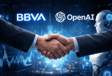 BBVA, OpenAI, inteligencia artificial, banca digital, servicios financieros, transformación digital, productividad, ChatGPT Enterprise, estrategia bancaria, innovación